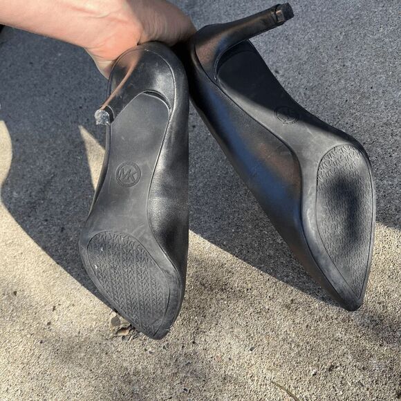 MICHAEL Michael Kors Alina Flex Pump in Black Leather - SZ 8.5 - Picture 9 of 9